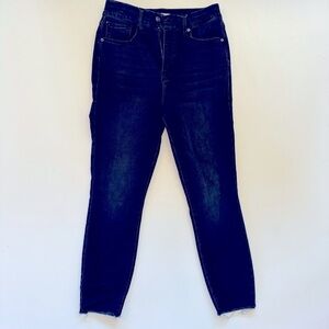 Good American Jeans High Waisted Skinny Leg Mom Pants Size 8/29